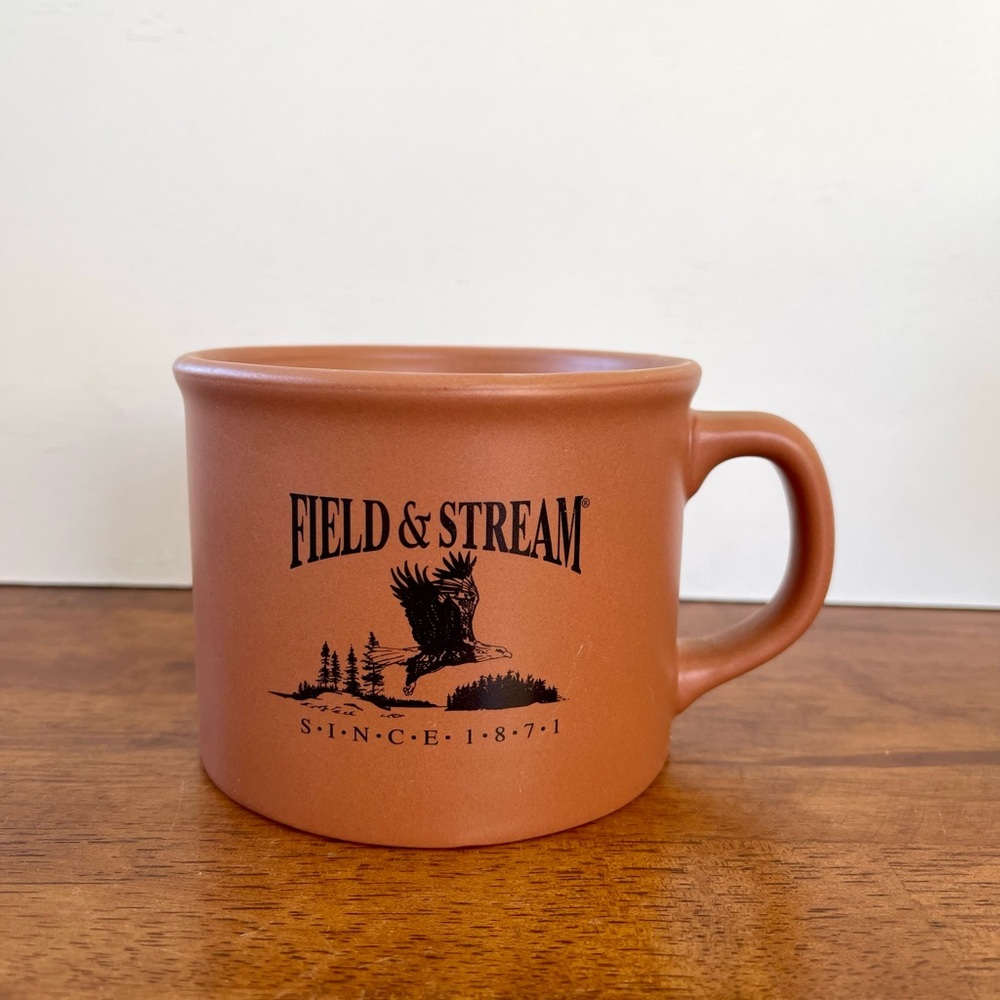Set of 3 Field & Stream Outdoor Adventures Stoneware Coffee, Tea or Chili Mug